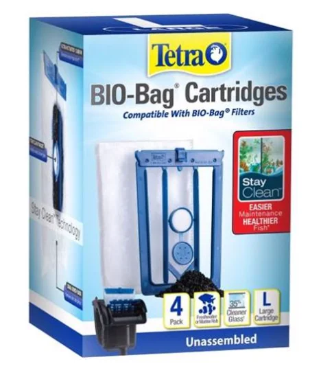 - Organic cotton dog bibsTetra 4 PK. STAYCLEAN BIO-BAG CARTRIDGE - LG.