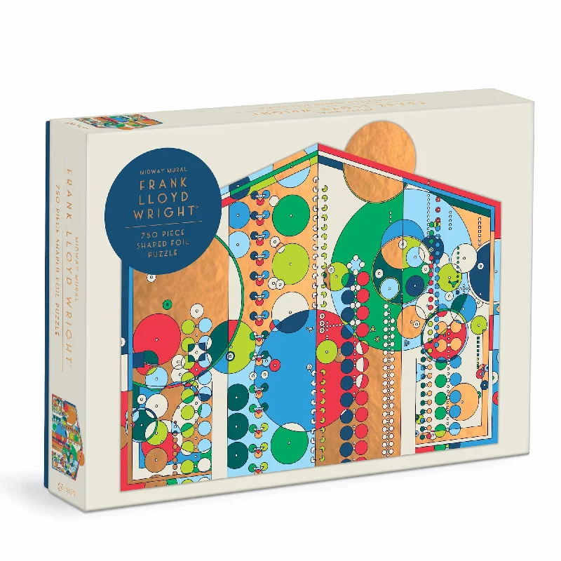 - Organic cotton dog bibsFrank Lloyd Wright Midway Mural 750 Piece Shaped Foil Puzzle