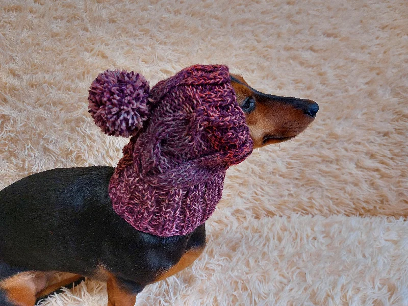 Classification by function or use:Dog Pompom Hat,Pet Clothes Pompom Hat,Warm Puppy Hat