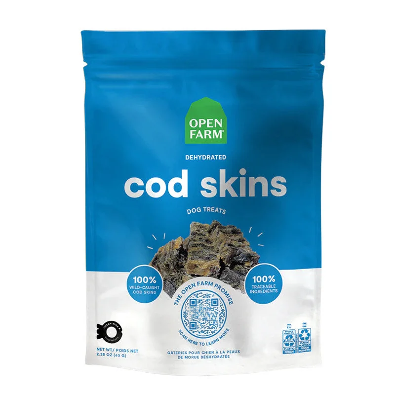 - Special food for puppiesOpen Farm Dehydrated Cod Skins 2.25oz