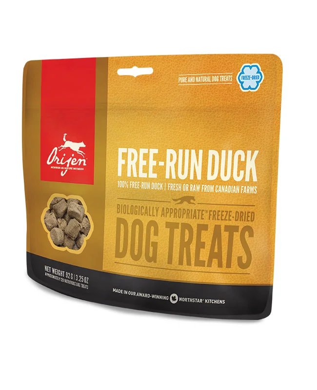 - The effect of dog food on hairOrijen Freeze Dried Free Run Duck Treats