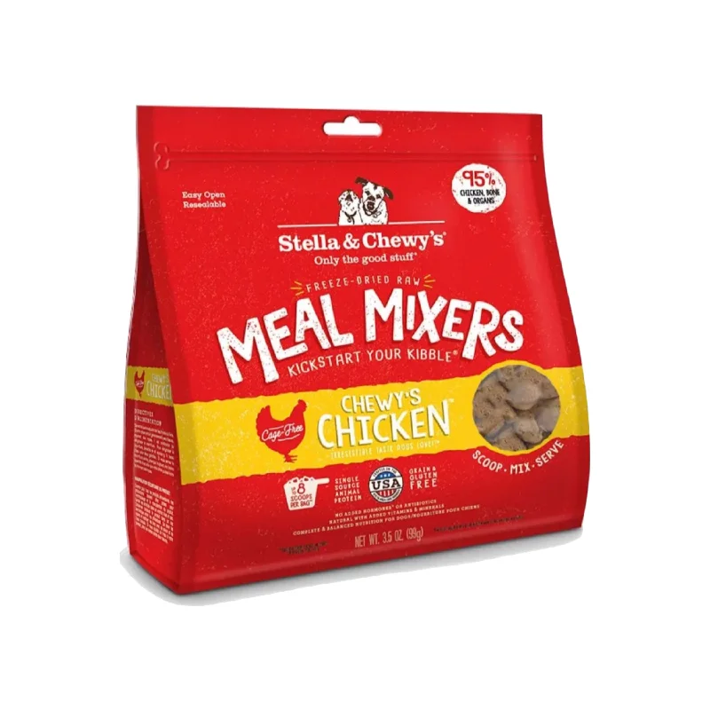  -Fish-containing dog foodStella & Chewy's Chicken Meal Mixers