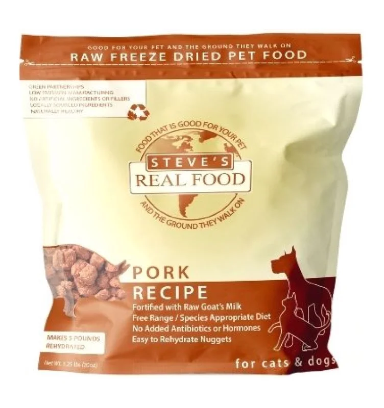 - Postoperative pet anti-licking Elizabethan collarSteve's Real Food Freeze-Dried Pork for Cats & Dogs 1.25/ 5lb