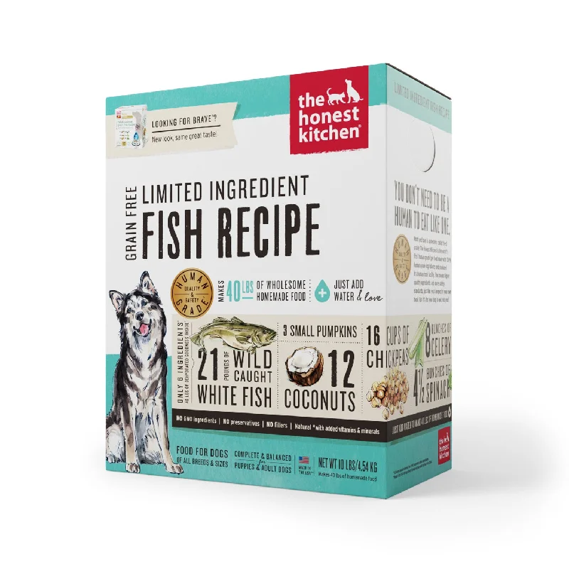 - Hypoallergenic dog foodThe Honest Kitchen Dehydrated Limited Ingredient Fish Recipe (Brave)