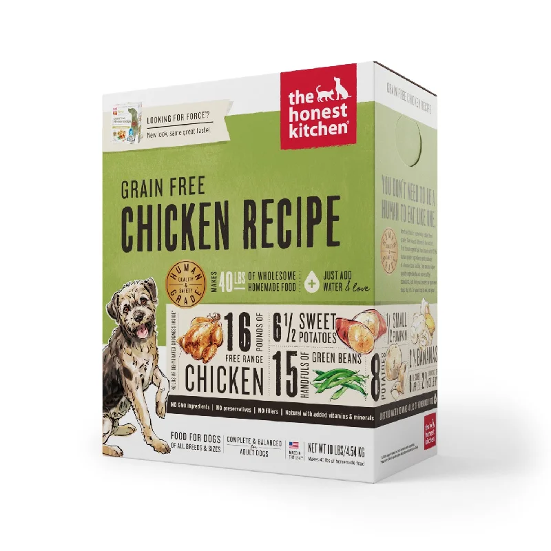 - Dog food nutritional analysisThe Honest Kitchen Dehydrated Grain Free Chicken Recipe (Force)