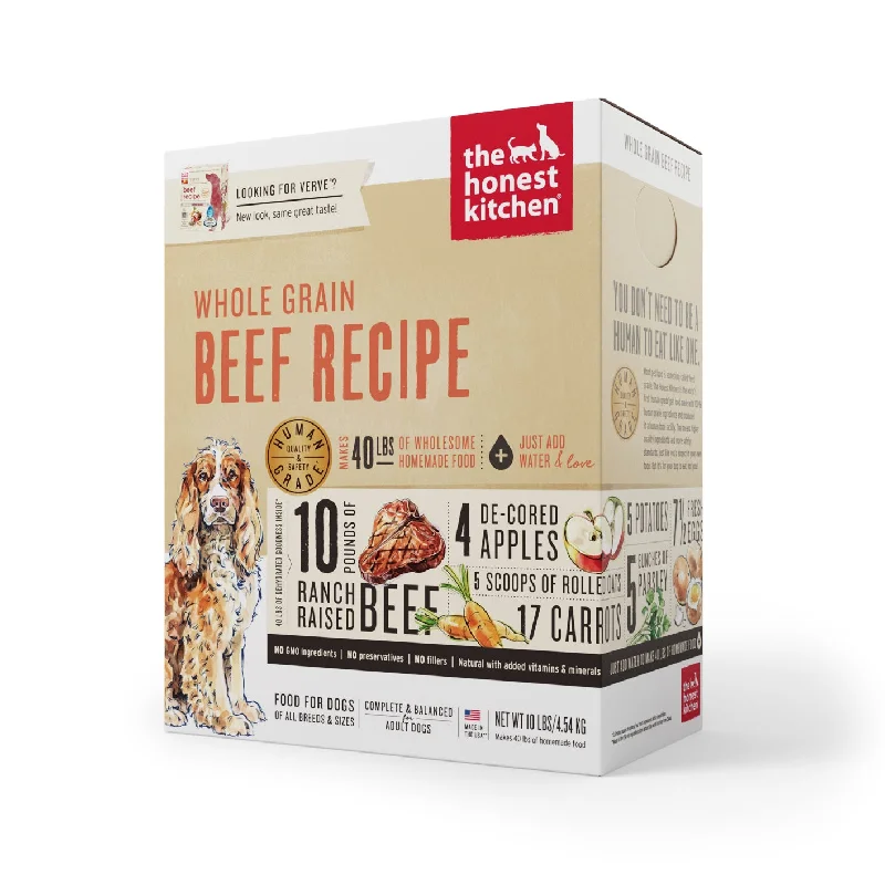 Dog FoodThe Honest Kitchen Dehydrated Whole Grain Beef Recipe (Verve)